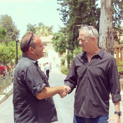 עם הרמטכ"ל בדימוס בני גנץ עם הרמטכ"ל בדימוס בני גנץ